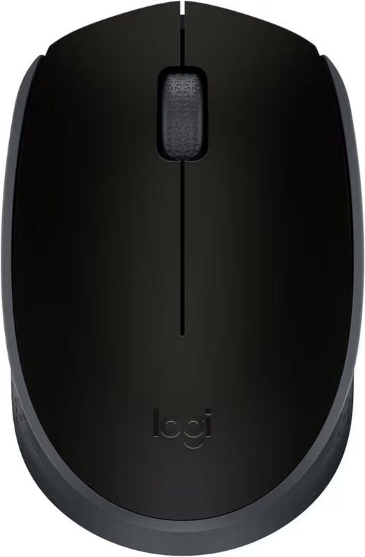 Mouse sem fio Logitech M170 com Design Ambidestro Compacto, Conexão USB e Pilha Inclusa - Preto